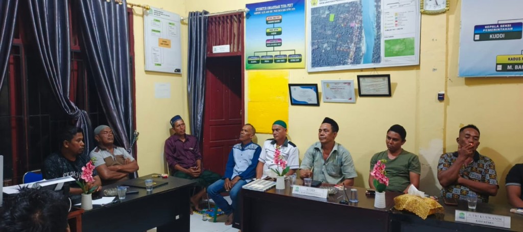 Rapat terkait penyediaan lokasi pembangunan koperasi Desa Merah Putih